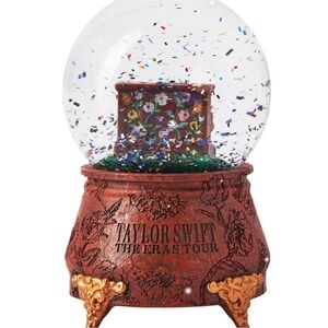 Taylor Swift The Eras Tour Snow Globe with Brown and Gold Base